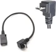 GuangMaoBo 90° Degree Angle 26CM USB Micro B 5P Female to Male UP angle