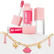 ColourPop®: Charmed & Juicy | ColourPop x Brooklyn Charm Necklace and So Juicy Lip Oil Set