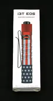 Olight i3T EOS Slim EDC Flashlight Stars & Stripes Edition New Sealed -77