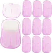 BUGUUYO 20 Pack Travel Soap Sheets Compact Hand Wash Soap Slices for Outdoor Hotel Travel Use