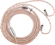 Linsoul Tripowin C-02 IEM Cable, 16 Core Silver-Plated Alloy Copper Earphone Cable, with PVC Jacket, 0.46 Low Impedance, HiFi Replacement Cable for Wired Earbuds (2Pin, 4.4mm)
