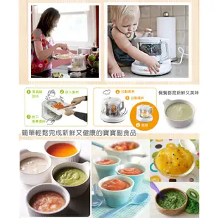 美國Baby brezza食物調理機(數位版)【送專用蒸鍋+Baby Banana 珊瑚心型香蕉牙刷】