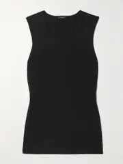 [Joseph] Joseph - Silk-blend Tank - Black - x large x large Black