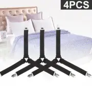 4Pcs Bed Sheet Straps 10-25cm Adjustable Bed Sheet Fasteners with Metal qidKL