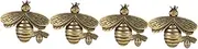 HOLIDYOYO 4sets Bee Jewelry Pendant DIY Charms Vintage Bee Charm for Craft and Jewelry Making 2pcs*4