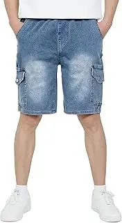 [CAMLAKEE] Boys Stretch Cargo Shorts Elastic Waist School Kids Twill Summer Short