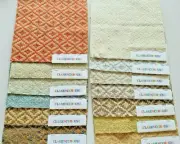 (13) CLARENCE HOUSE Fabric Remnants - ARTEMIS - MULTI - Woven - ITALY - $212