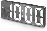 Digital Alarm Clock, LED Clock for Bedroom, Electronic Desktop Clock with Temper