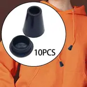 10Pcs Bell Stoppers Cord Ends for Drawstrings Ropes Accessories DIY Clothes