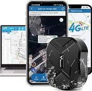4G Car GPS Tracker With Built-in Magnet, Anti-Theft Alarm, 10000mAh Long Battery Life, Free App, IPX65 Waterproof, 6 Months Tracking History TK905B