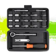 RATCHET SOCKET WRENCH+EXTENSION BAR 20PCS VEHICLE HEADLIGHT REPAIR HAND TOOL KIT
