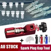 Universal Spark Plug Gap Tool Kit for 10/12/14/16mm Spark Plugs W/ Feeler Gauge