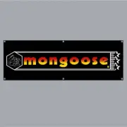Mongoose - "Built to fly" Black/Yellow/Orange CALI PAD NO WORDS Banner - old sc