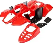 BLYGO RED Plastics Fairing Fenders Guards Cover Kit 50cc 70cc 110cc Quad Dirt Bike ATV