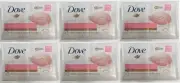 6 X Dove Pink Beauty Bar Soap 4 x 90g (24 soaps Total)