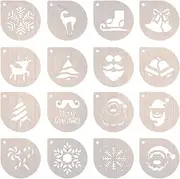 Fenteer Latte Art Stencils Coffee Decorating Stencils Foam Coffee Art Template for Cappuccino