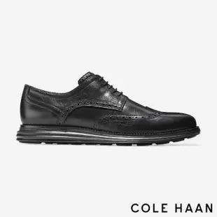 【Cole Haan】OG WINGTIP OX 翼尖雕花 正裝牛津男鞋(純黑-C27984)