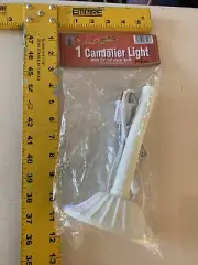 Vintage Holliday Place 1 Candolier Light Electric Drip Candle Plastic Ivory 2x