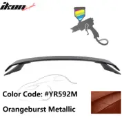 Fits 22-25 Honda Civic 11th 4DR Trunk Spoiler HPD Style Rear Wing #YR592M Orange (for: Honda)