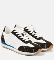 [Toteme] Toteme Suede-trimmed sneakers AU 5 brown