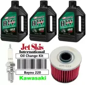 Kawasaki KLF220 Bayou Performance Maxima Oil Change K&N Filter Tune Up KLF 220