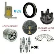 Tune Up Kit Filters Cap Wire Plugs For DODGE COLT 1.6L; w/ Calif.Emissions 80-81