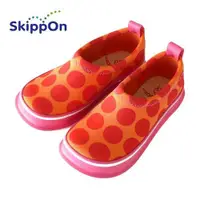 在飛比找蝦皮商城優惠-日本 SkippOn 兒童戶外機能鞋-橘色圓點[免運費]