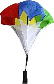Anneome Soccer Balls equipment child drag parachute Running Resistance Parachute fitness Running Chute Training colorful running parachute for kids Athletic Strength Umbrella