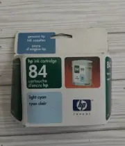 GENUINE AUTHENTIC HEWLETT PACKARD HP 84 LIGHT CYAN C5017A EXP. 6/2005