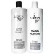 System 1 Duo by Nioxin for Unisex - 2 x 33.8 oz Shampoo, Conditioner
