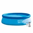 Intex 28132 - Easy SET Round Inflatable Above Ground Pool with Pump
