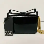 ZAC ZAC POSEN BOW PATENT LEATHER MILLA WRISTLET