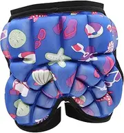 [BESPORTBLE] Nap Pad Athletic Gear Sweatpant Shorts Soft Shorts Kids Hip Cushion Skate Butt Pad Cushion Skating Padded Shorts Blue Eva Upholstered Football 3D Football Shorts