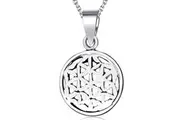 Solid 925 Sterling Silver Illusional Pendant