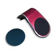 Magnetic Phone Car Mount Hands Free Universal Smart GPS Cell Phone Holder-Red