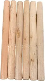 NULYLU 6pcs Hardwood Axe and Hoe Handle Replacements Anti-Skid Tool Handles for Garden Use Versatile and Easy to Install Replacement