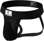 [HMLFTIE] Men's Thong Underwear Breathable U Convex Large Bag Wide Band Mesh Jockstrap Athletic Double Ding Pants