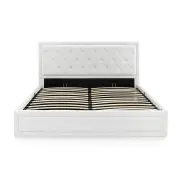 Winslow Gas Lift Bed Frame - White, Queen - Queen