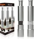 [2 Pieces] Premium Stainless Steel Salt Grinder and Pepper Mill Set for Pepper S
