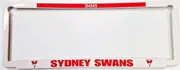 Sydney Swans Car Number Plate Surrounds Set of 2