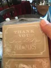 Hortense B Hewitt Co. Blank Mr & Mrs. Thank You Cards 50 pack with envelope