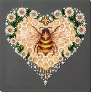 Bead embroidery kit Medonos needlework kit Art canvas beadwork pattern