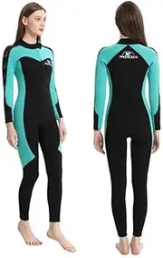 Jintaleco 4/3 mm Wetsuits for Men & Women, Front Zip Women Wet Suit for Surfing, Swimming, Diving and Water Sports, Back Zip Men Wetsuits