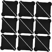 JUMPLAWN 100pcs Sheets Corner Protectors Triangle Safety Covers for Shelves Collision Guard for Mirror Tempered Glass Easy Installation Elegant Design