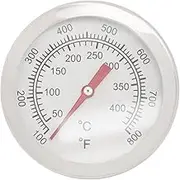 YARNOW Convenient Oven Thermometer Instant Read Digital Thermometer for BBQ and Cooking Durable Dual Design for Home Kitchen Use Dial with Color Indicators