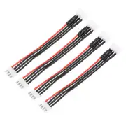 Battery Balance Plug Connector Cable 3S Leads Extension Cable 4Pcs