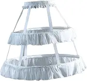 [Generic] Petticoat for Girls, Ripening Skirt for Wedding, 2 Tires, Ripening Skirt, Under Pressure for Girls, Hollowed -Out Underline for Birthday Party