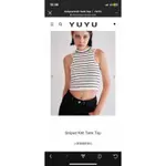 YUYU ACTIVE STRIPED KNIT TANK TOP HUMAN HAUS