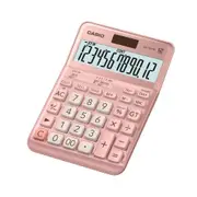 CASIO 卡西歐12位數桌上型商用計算機-粉色(DF-120FM-PK)