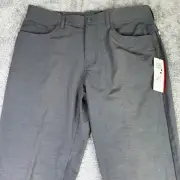 Ben Hogan Pants Men’s 34x32 Dark Gray Heather 4 Way Stretch Golf
